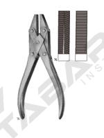 Wire Holding forceps, Flat-nosed Pliers,